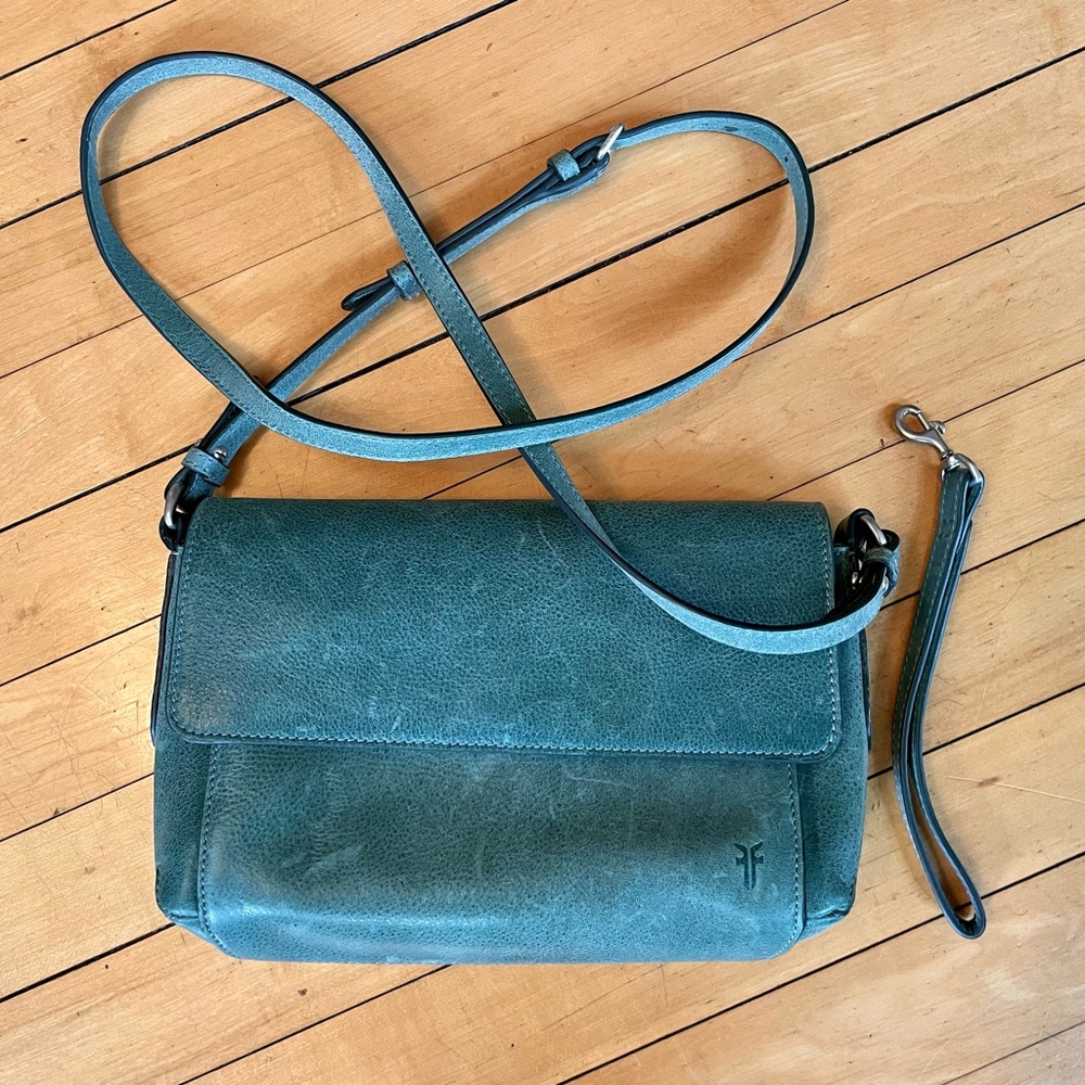 EUC Frye Reed Flap Crossbody Bag
